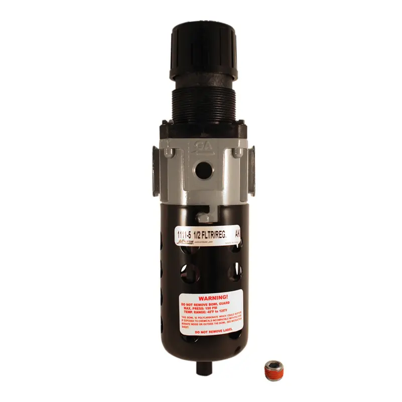 1/2″ NPT Polycarbonate Piggyback Filter-Regulator Combo