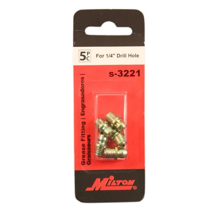 1/4″ Drill-Sized Straight-Drive Grease Fitting