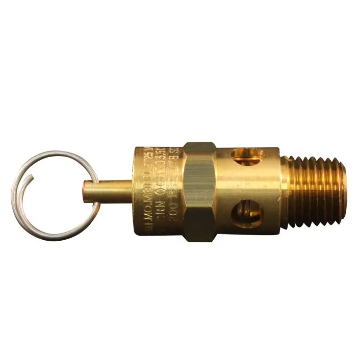 1/4-Inch Male NPT ASME-Certified Safety Relief Valve – 200 PSI Set Point