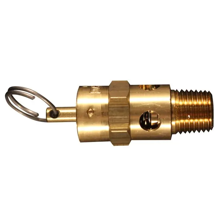 1/4-Inch Male NPT ASME-Certified Safety Relief Valve – 70 PSI Set Point