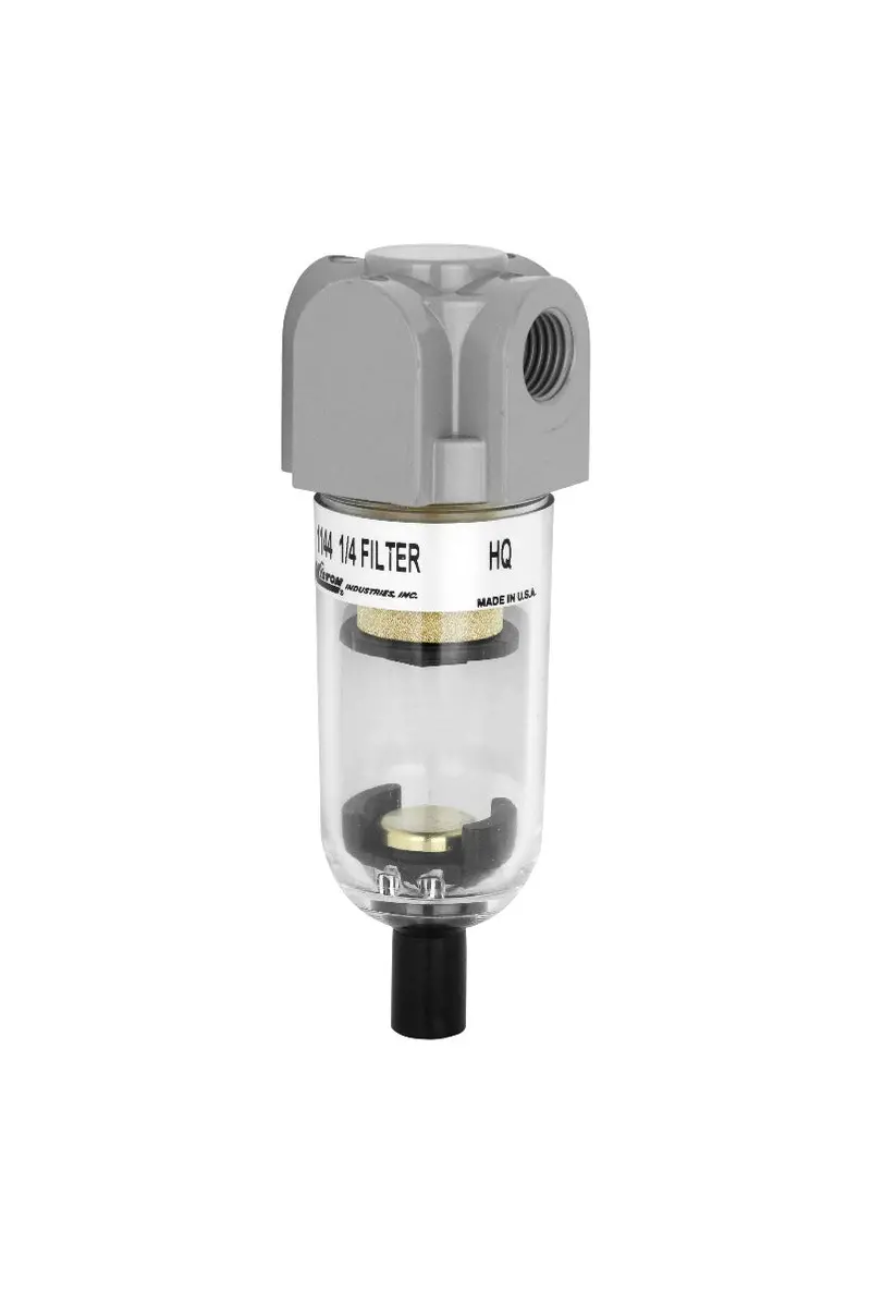 1/4 Inch NPT Polycarbonate Mini Air Filter