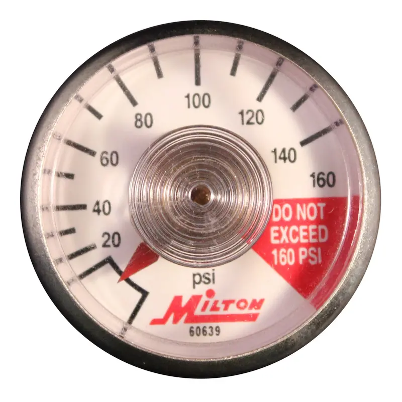 1/8″ NPT Center-Back Mount Pressure Indicator Gauge