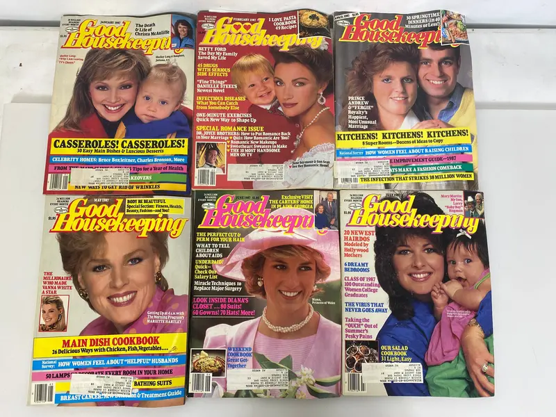 11 Vintage 1987 Good Housekeeping Magazines – Complete Collection