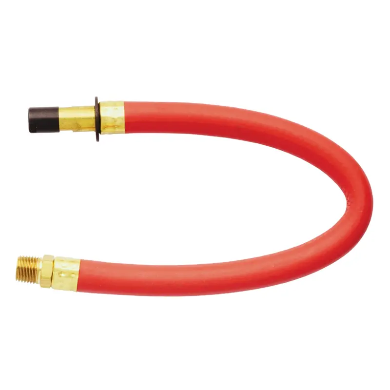 12-Inch Bayonet-Style Hose Whip with Straight Chuck Head Replacement