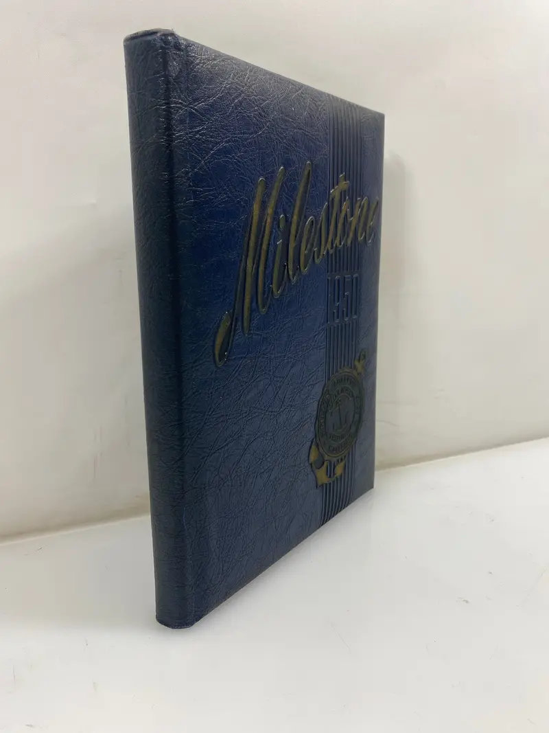 1950 Hope College Yearbook “Milestone” – Hardcover, Holland, Michigan