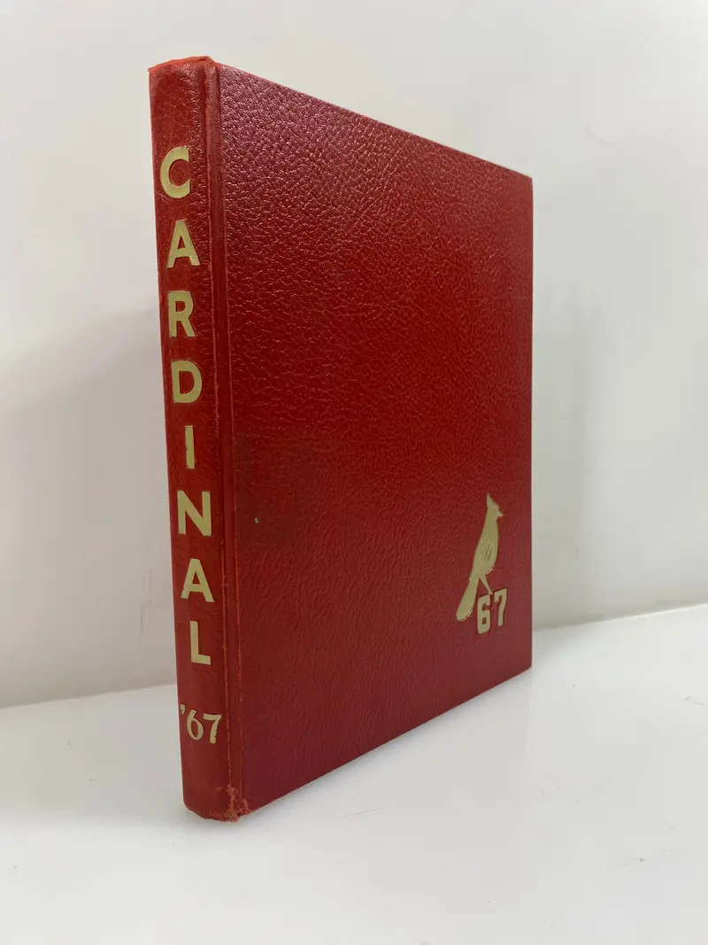 1967 Coldwater High School Yearbook (‘Cardinal’) — Michigan Hardcover