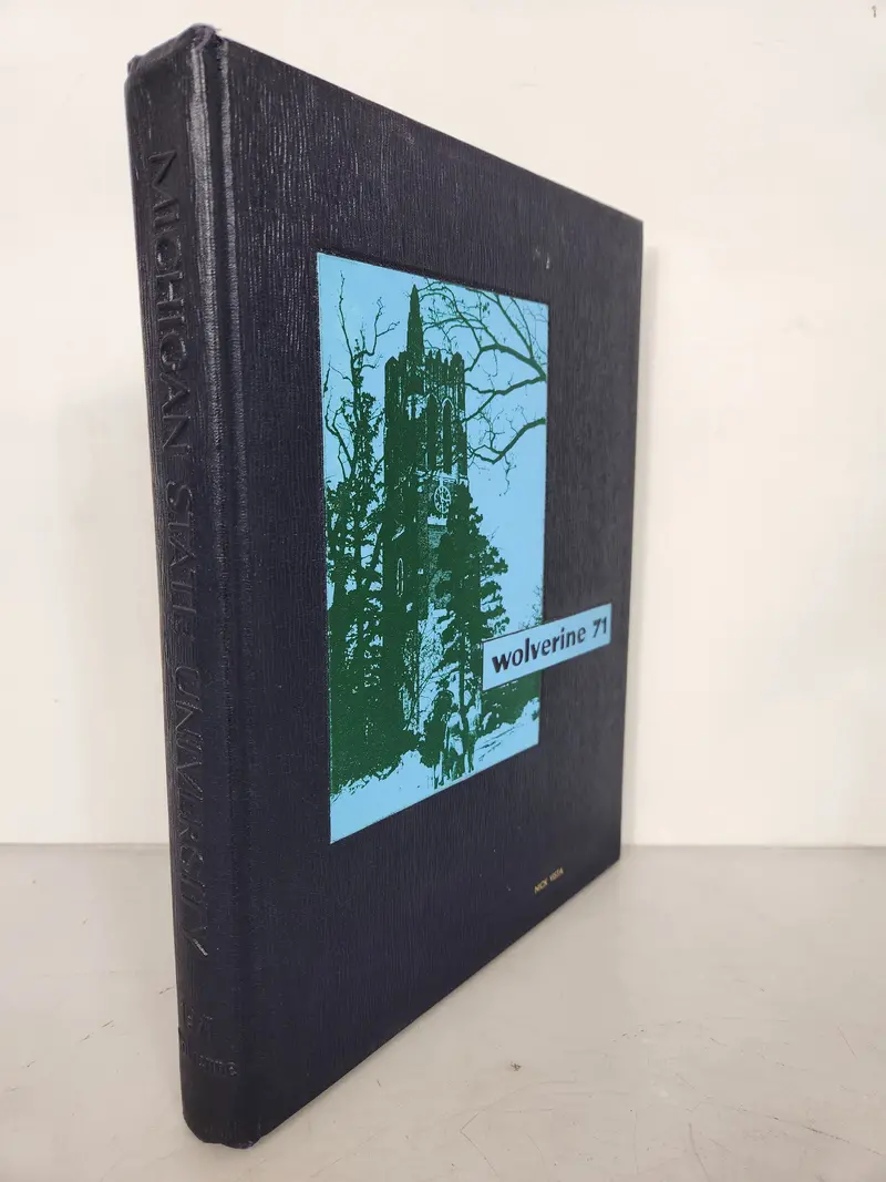 1971 Michigan State University ‘Wolverine’ Yearbook (Hardcover)