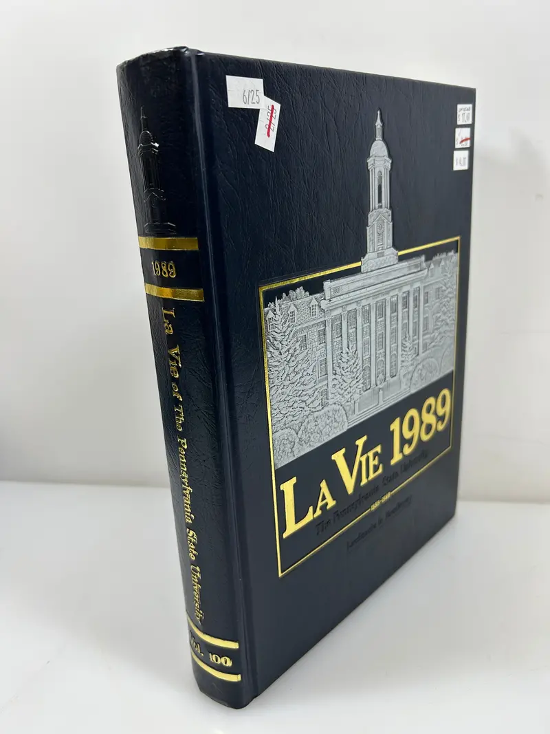 1989 Penn State Yearbook: ‘Landmarks in Excellence’ — ‘La Vie’ Edition, Hardcover