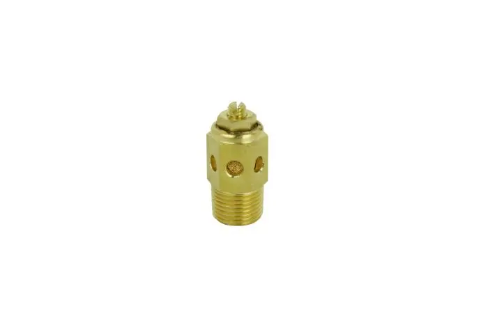 3/8″ MNPT Speed-Control Exhaust Muffler – 40-Micron Sintered Bronze Silencer for General Pneumatic Use