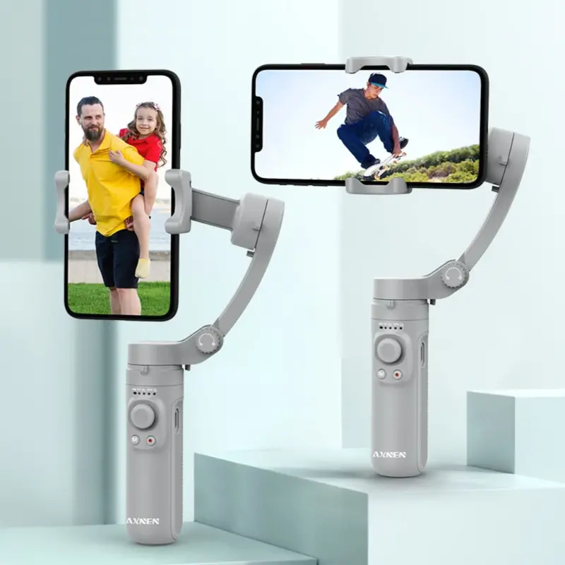 3-Axis Smartphone Stabilizer – Foldable Professional Video Gimbal