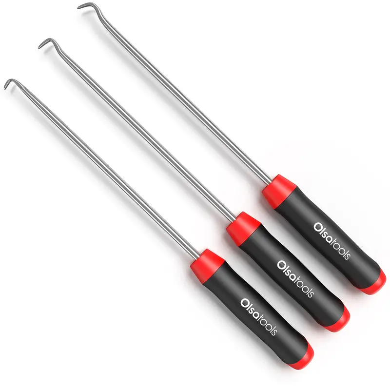 3-Piece Flat Pick and Hook Tool Set