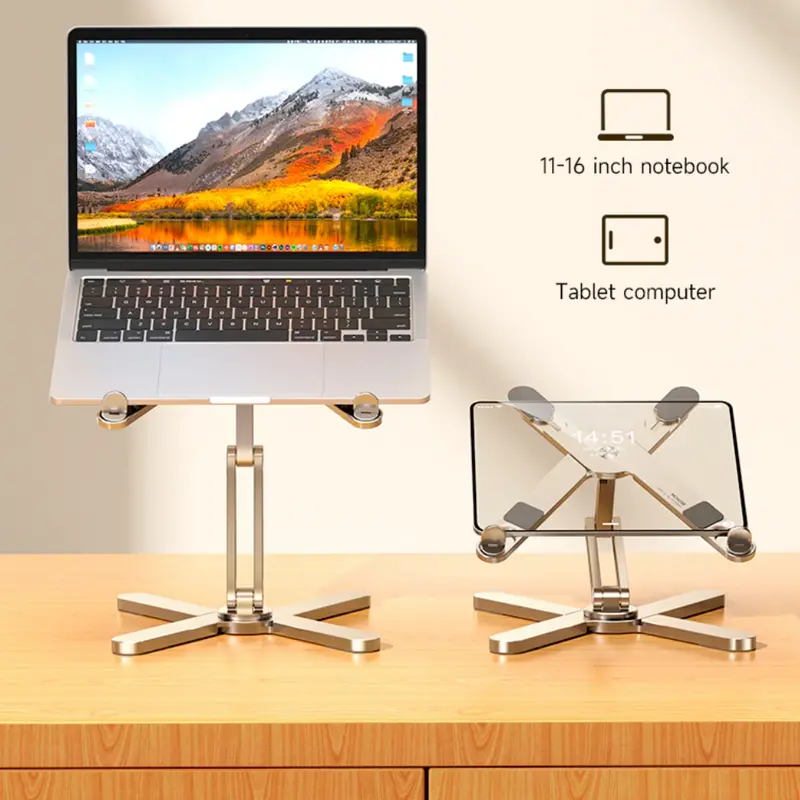 360° Rotating Premium Notebook Stand for Desk Use