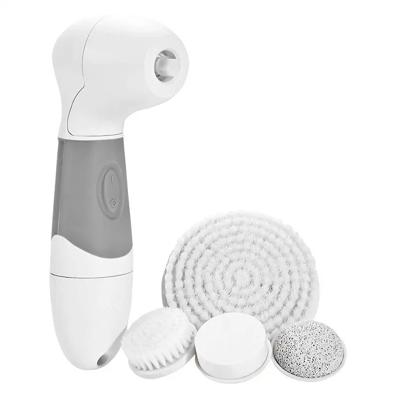 4-in-1 Waterproof Portable Facial Cleansing Brush – Blackhead & Exfoliation Tool