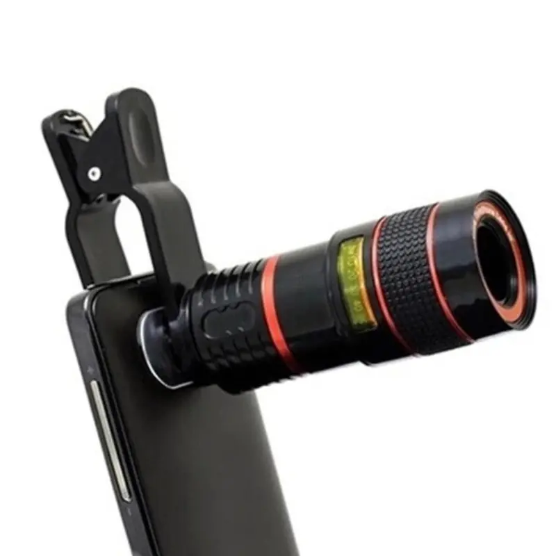 8X HD Optical Zoom Smartphone Lens Kit with Universal Clip Mount
