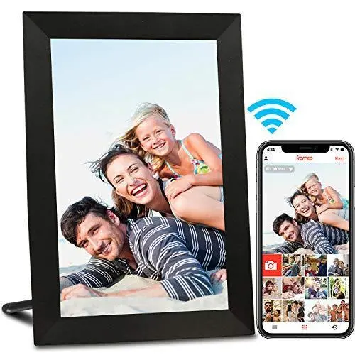 9-Inch WiFi Digital Picture Frame – IPS Touchscreen Smart Cloud Photo Display with 16GB Storage, App-Based Sharing & Wall Mount Option