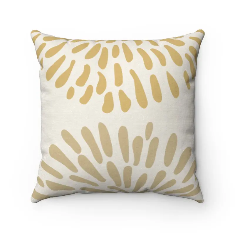 Abstract Floral Accent Pillow – Available in 4 Sizes