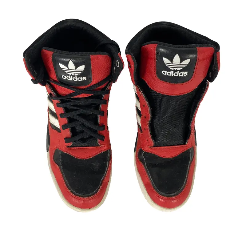 Adidas Men’s Red Sneakers — Size 11, Casual Athletic Style