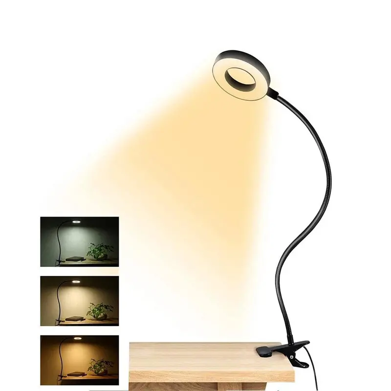 Adjustable Desktop LED Clip Lamp with 48 Bright Lights