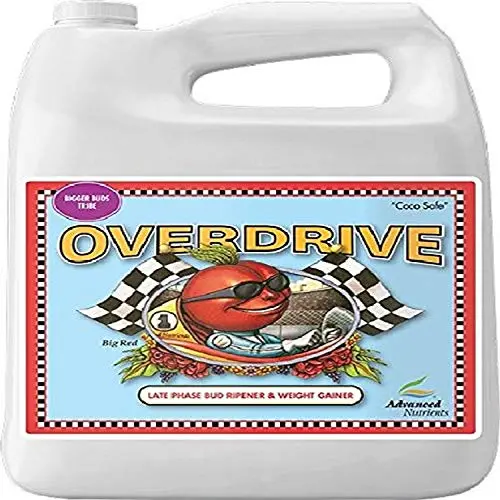 Advanced Nutrients Overdrive Fertilizer – Bloom Booster for Enhanced Flower Development (4-Liter)