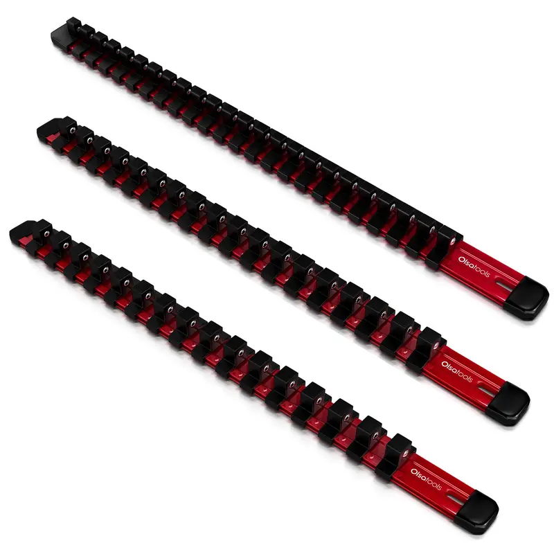 Aluminum Socket Rails with Durable Rubber End Caps