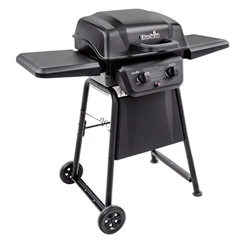 American Gourmet Classic 280 2-Burner Propane Grill – Compact Black Gas Grill Without Side Tables