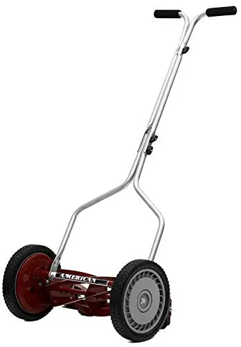 American Lawn Mower Company 1304-14 14-Inch 5-Blade Push Reel Mower – Classic Manual Design with Rust-Resistant Construction