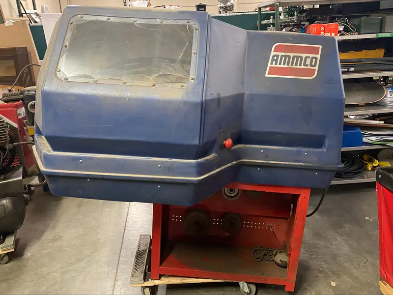 Ammco Brake Rotor Lathe with Safety Shield – Industrial Machine Tool