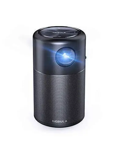 Anker Nebula Capsule Portable Smart Projector with 360° Speaker & 4-Hour Battery