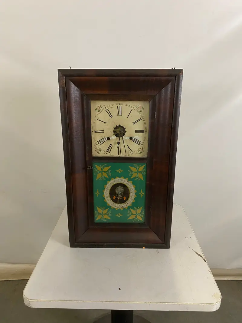 Antique George Brown Ogee-Style Wall Clock