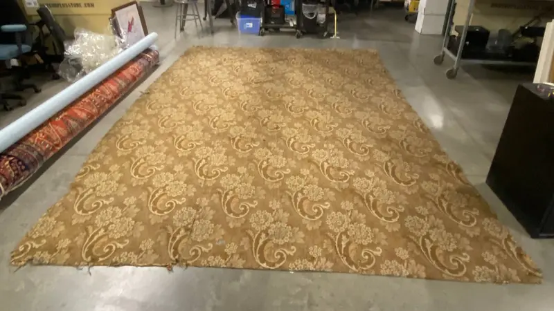 Antique Oriental Rug – Distinctive Patterned Weave (#9)