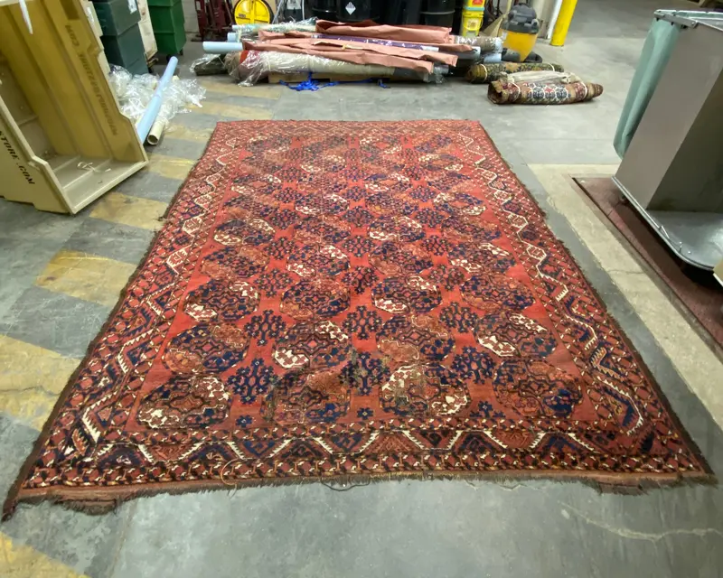 Antique-Style Patterned Area Rug – Design #4