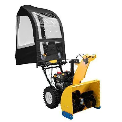 Arnold Deluxe Universal Snow Thrower Cab – Adjustable Weather Protection Canopy for Residential Snowblowers