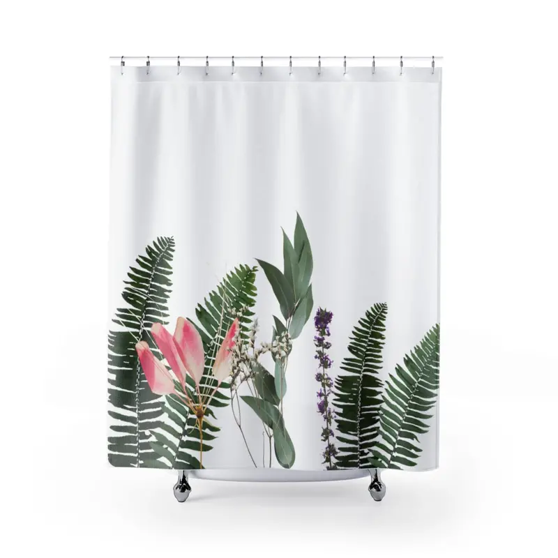 Assorted Floral Shower Curtain Collection – Vibrant Pattern Variety