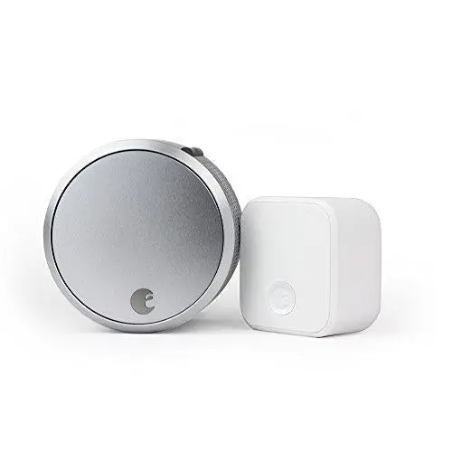 August Smart Lock Pro (3rd Gen) – Z-Wave, HomeKit, and Alexa-Compatible Door Lock with Connect Hub for Remote Access and Automation