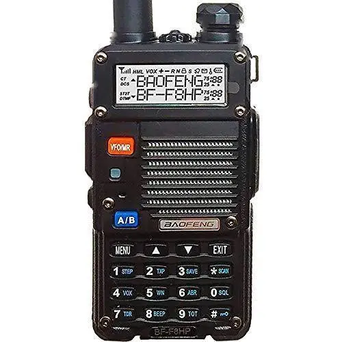 BAOFENG BF-F8HP Dual-Band Two-Way Radio – 8W VHF/UHF Handheld with Extended Battery & Full Accessory Kit