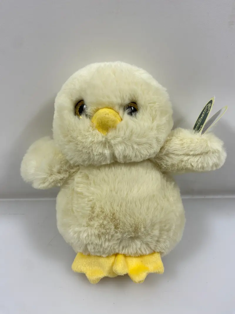 Bearington Collection Lil’ Peep the Chick Plush Toy – Cuddly Stuffed Bird