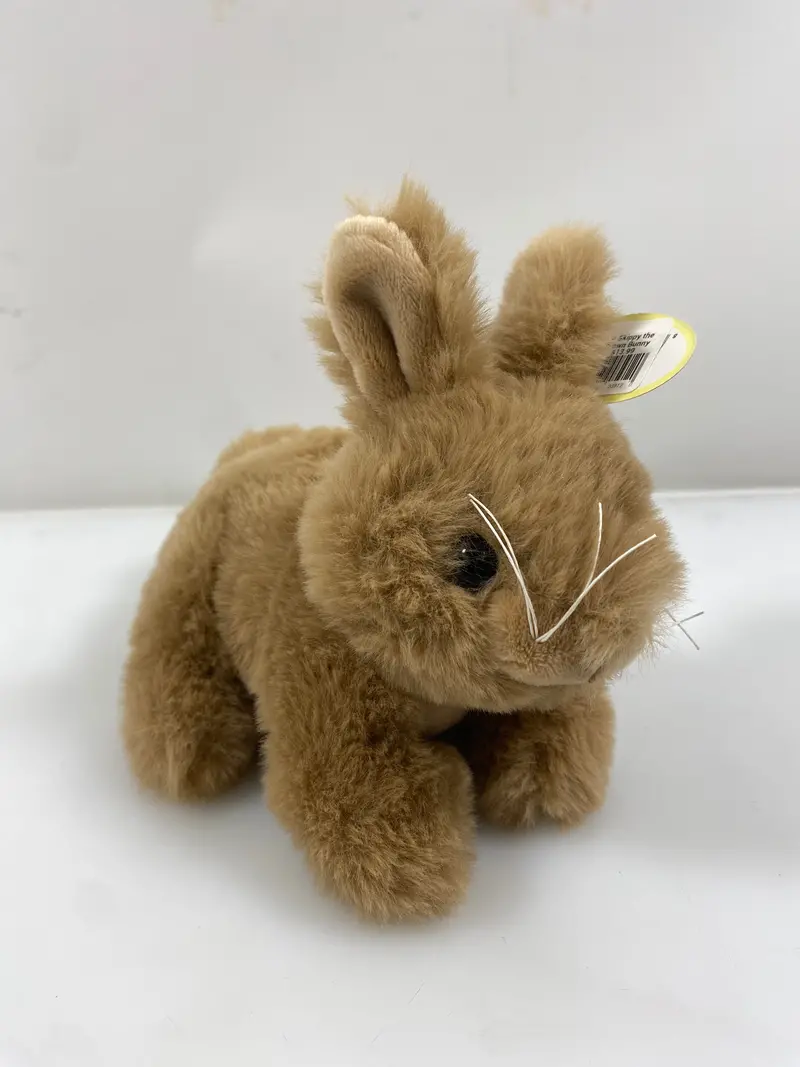 Bearington Collection Lil’ Skippy Brown Bunny Plush – Soft Stuffed Animal