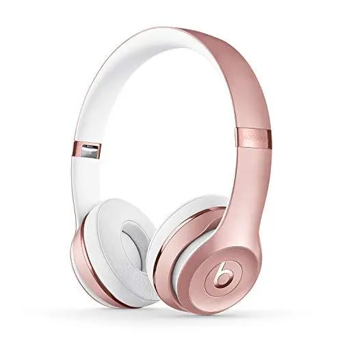 Beats Solo3 Wireless On-Ear Headphones – Rose Gold Apple W1 Chip Headset with 40-Hour Battery & Class 1 Bluetooth