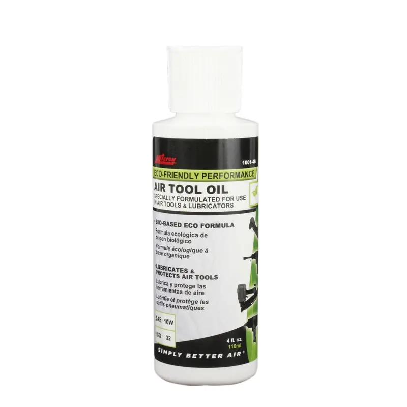 Biodegradable High-Performance Air Tool Oil – 4 oz (SAE 10W / ISO 32)