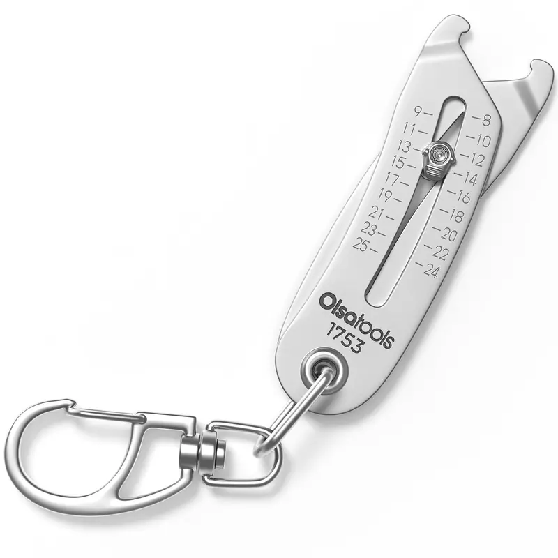 Bolt Size Finder Keychain – Quick Reference Tool for Metric and SAE Fasteners