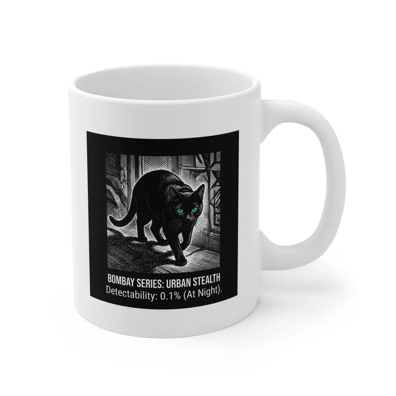 Bombay Cat Urban Stealth Tactics Mug