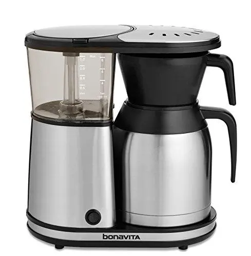 Bonavita BV1900TS 8-Cup One-Touch Thermal Carafe Coffee Brewer, Stainless Steel
