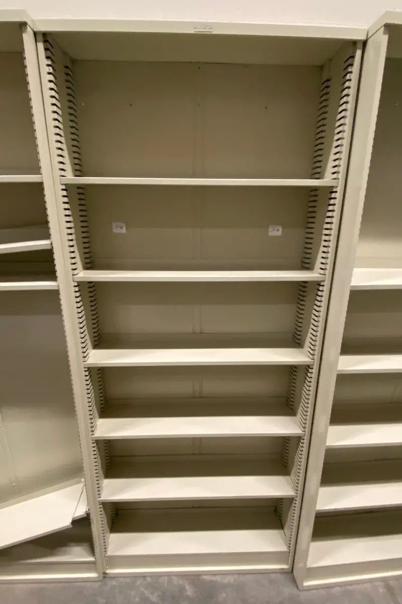 Borroughs Beige 6-Level Modular Metal Shelving System