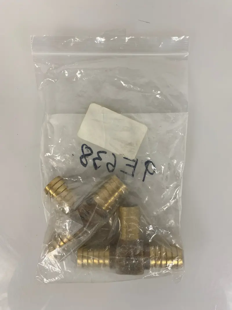 Brass Tee Fitting – 3/4″ Size, 2-Pack