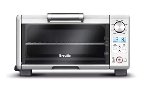 Breville BOV450XL Mini Smart Oven – Compact Countertop Toaster Oven in Brushed Stainless Steel