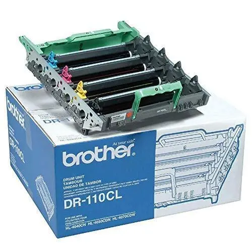 Brother DR-110CL Color Drum Unit – Compatible with DCP, HL, and MFC Series Printers, Retail Packaging