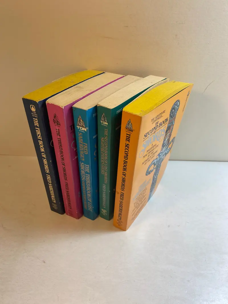 Bundle of 5 Fred Saberhagen Swords Series Paperbacks – Published 1983–1989