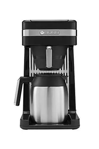 BUNN Speed Brew Platinum CSB3T Thermal Coffee Maker – 10-Cup, Stainless Steel, Fast Brewing