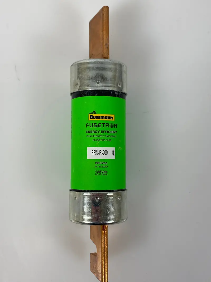 Bussmann FRN-R-200 Amp Fusetron Fuse – Time-Delay, Class RK5, Pack of 2