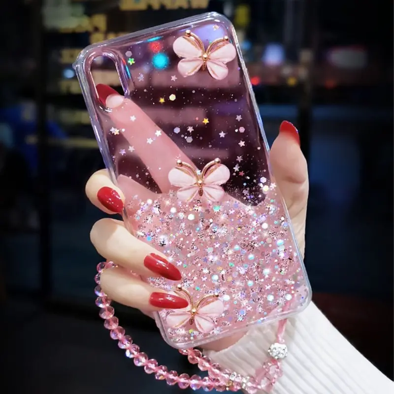 Butterfly Sparkle Protective iPhone Case
